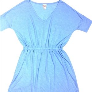 Light blue V Neck Tunic